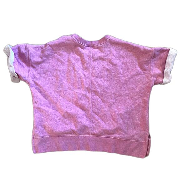Nike Girls Sportswear Crew‎ Short Sleeve Sweatshirt Magic Flamingo Pink Size XL - Picture 3 of 5